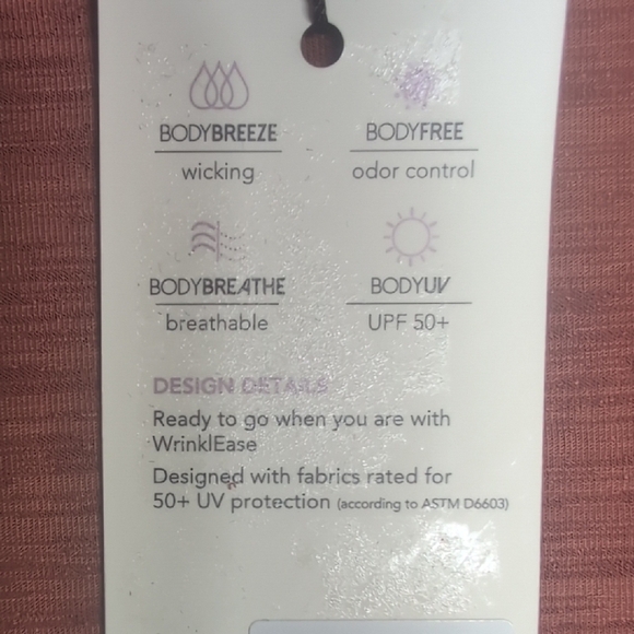 Calia Elegant Women's Long Sleeve Top in Warm Brown - Picture 6 of 6